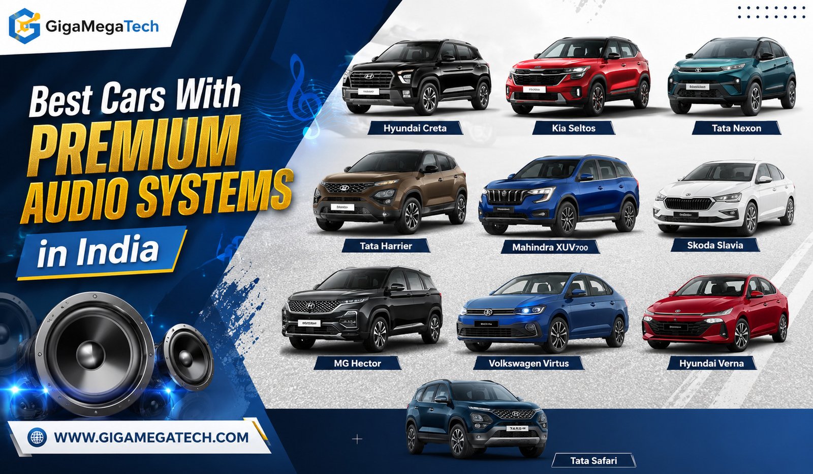 Best Cars With Premium Audio Systems in India