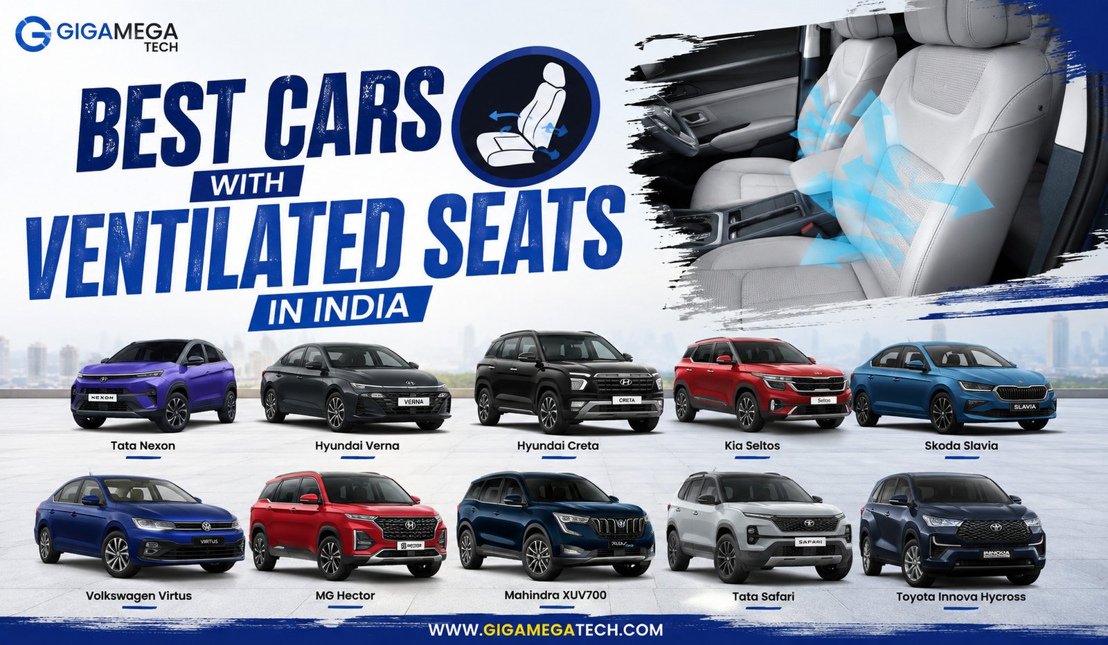 Best Cars With Ventilated Seats in India