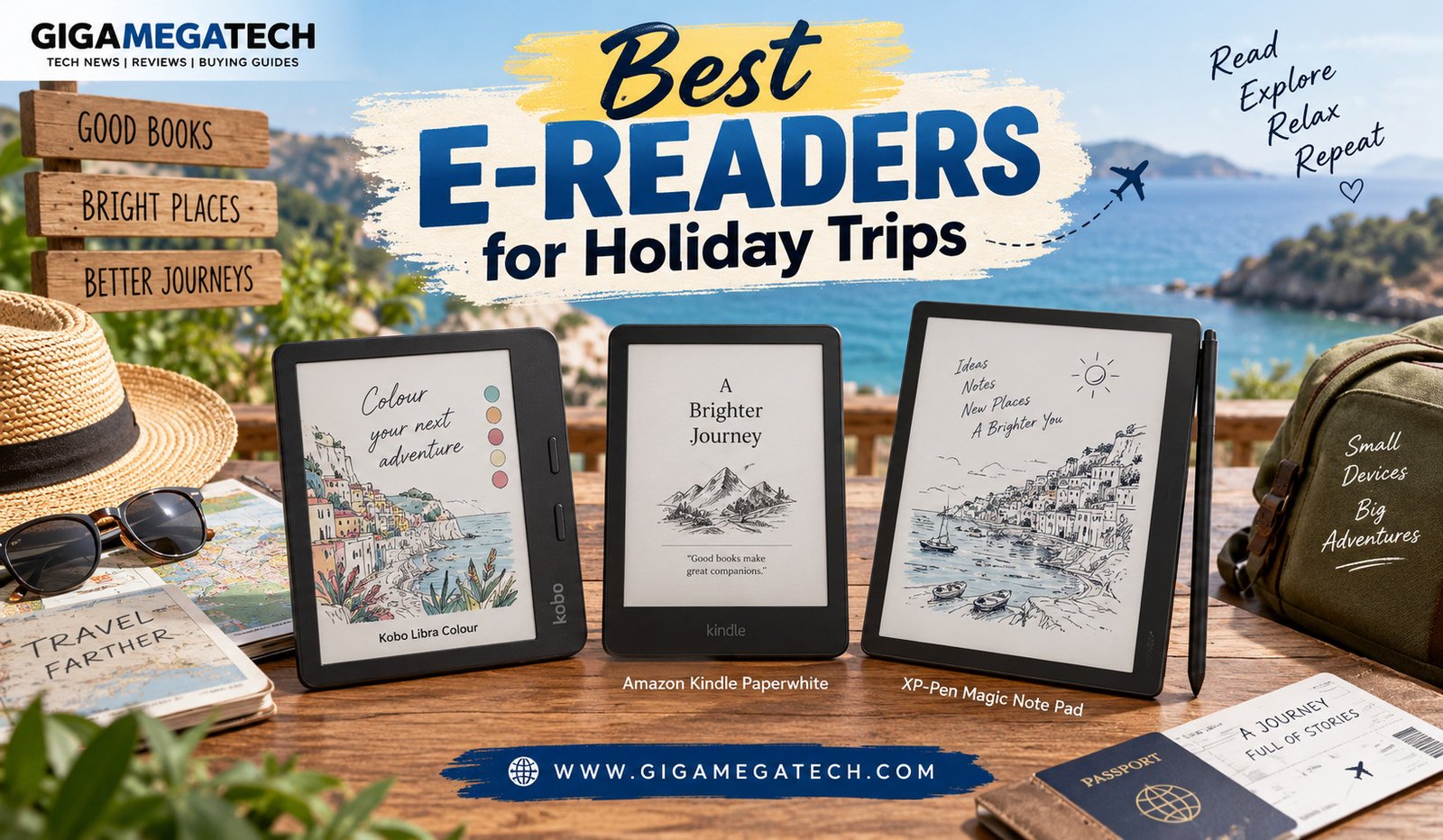 Best E-Readers for Holiday Trips