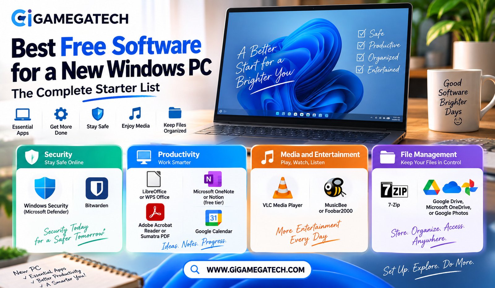 Best Free Software for a New Windows PC: The Complete Starter List
