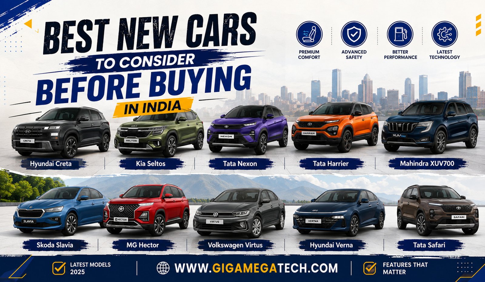 Best New Cars to Consider Before Buying in India