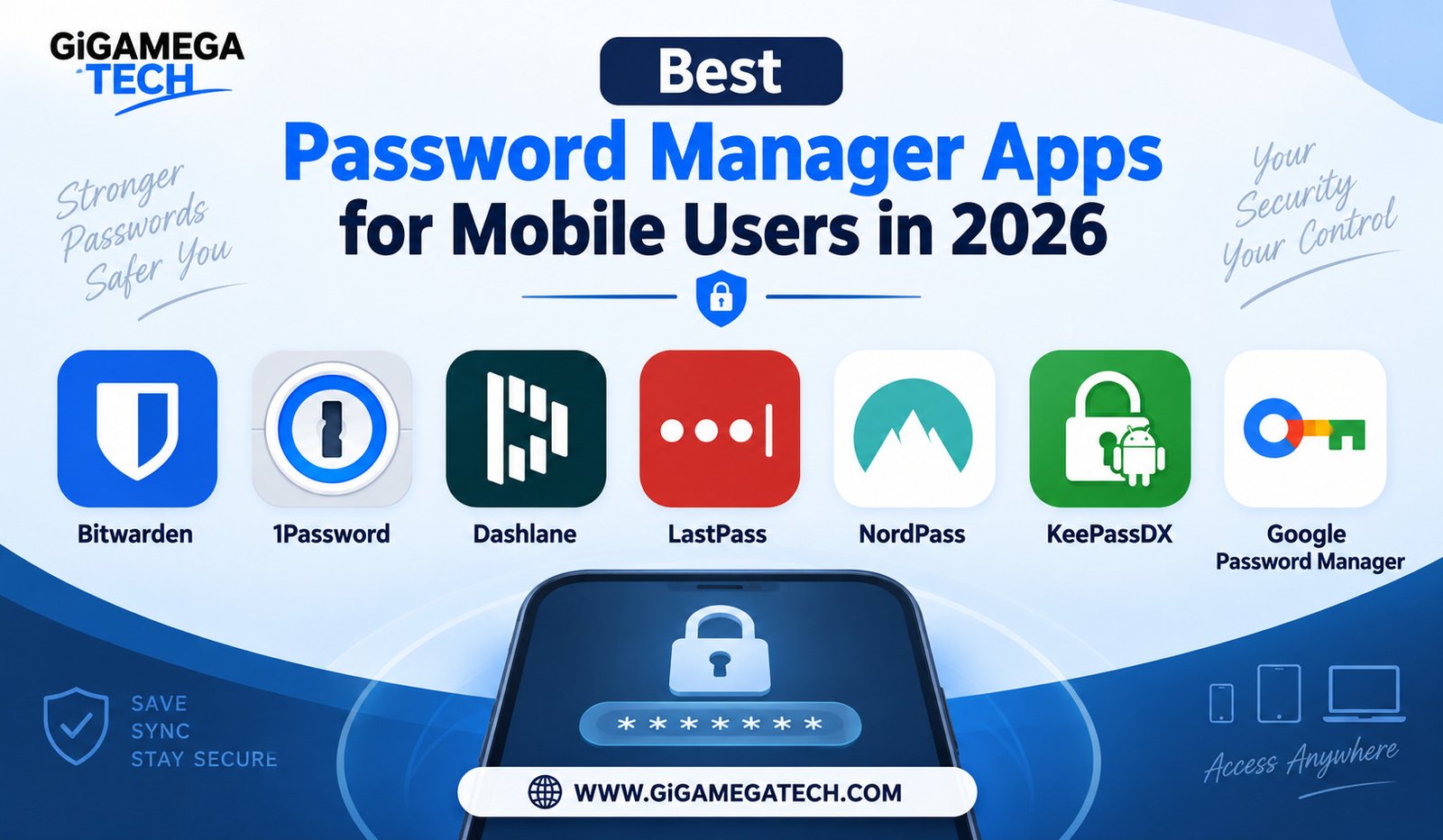 Best Password Manager Apps for Mobile Users in 2026