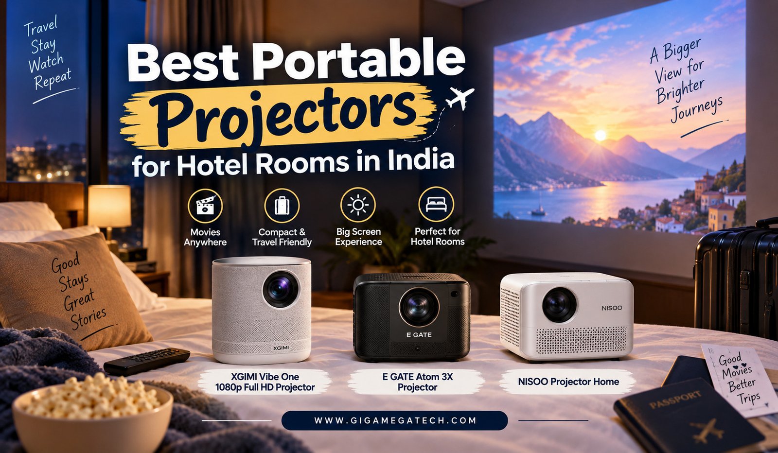Best Portable Projectors for Hotel Rooms in India
