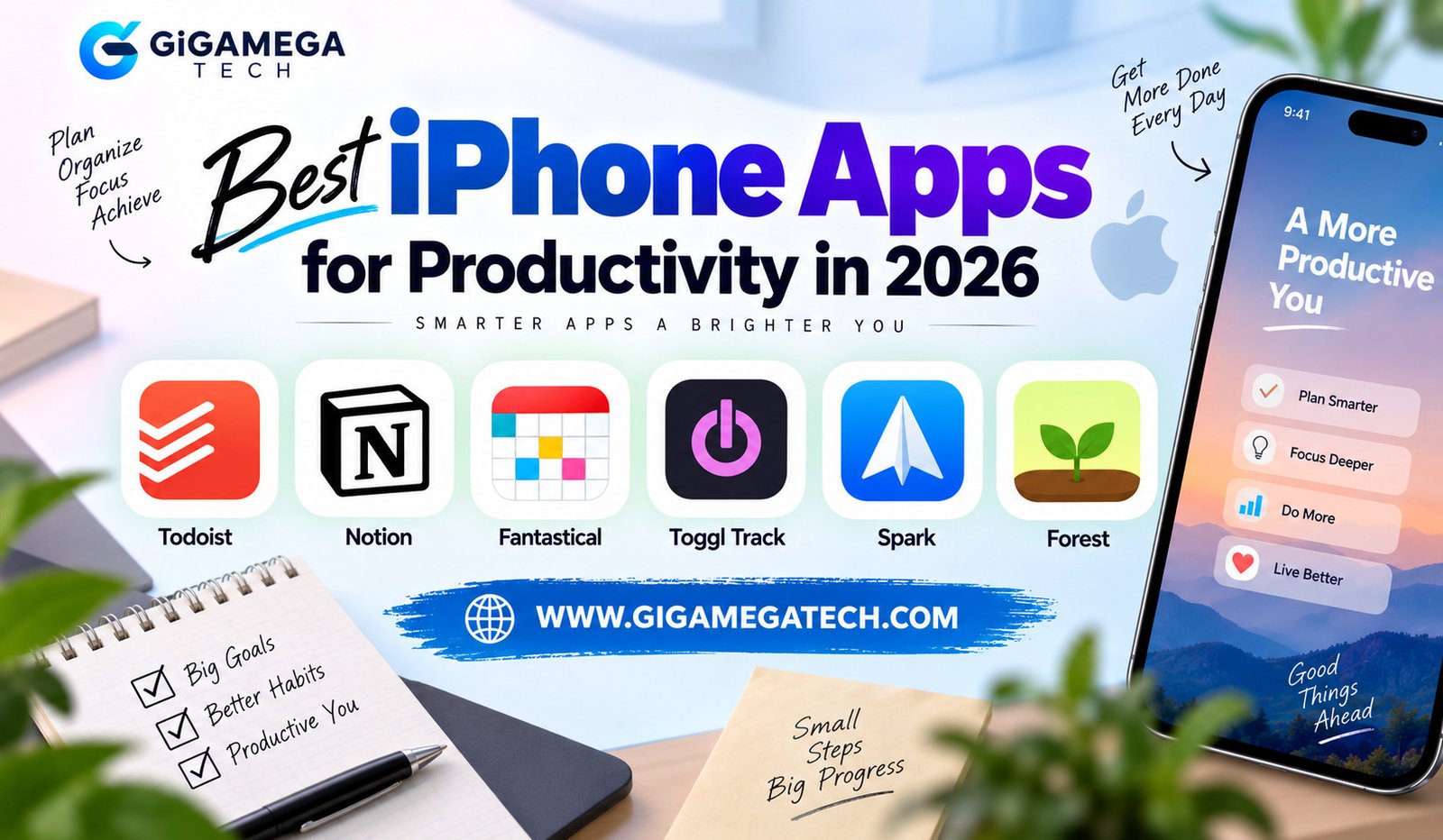 Best iPhone Apps for Productivity in 2026