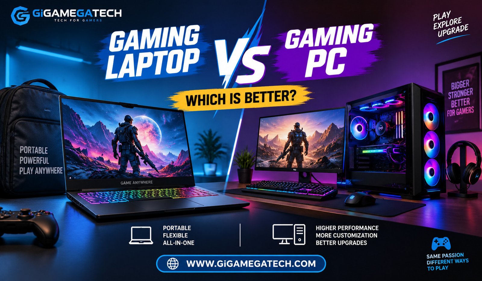 Gaming Laptop vs Gaming PC: Which Is Better?