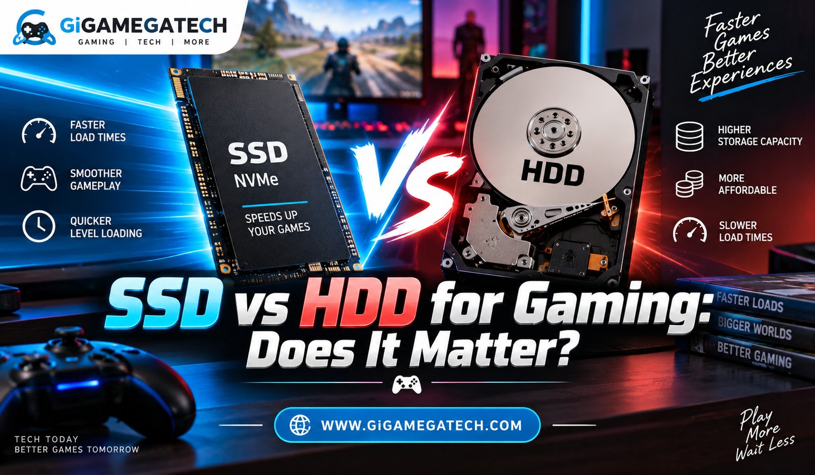 SSD vs HDD for Gaming: Does It Matter?