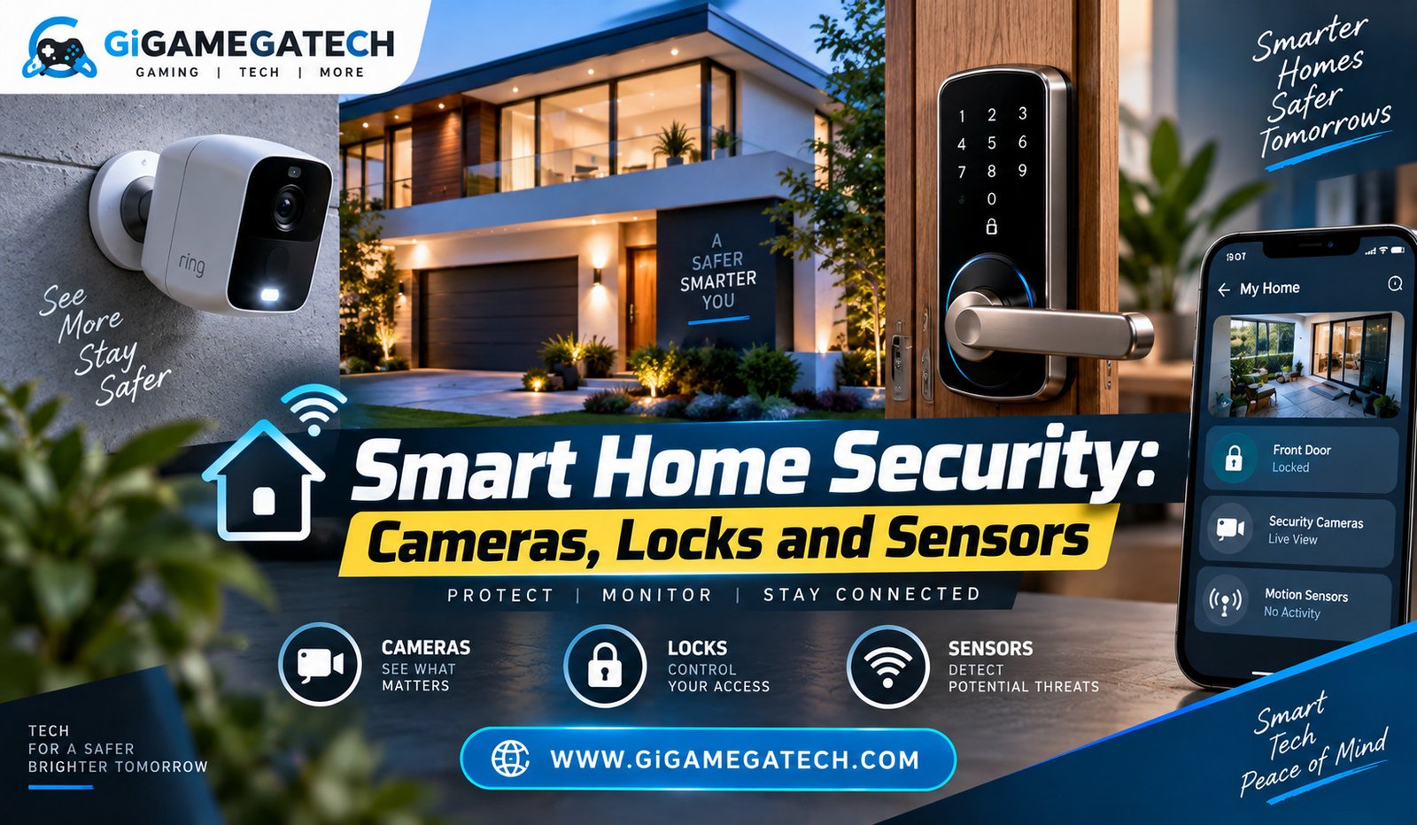 Smart Home Security: Cameras, Locks and Sensors